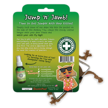 Load image into Gallery viewer, Meowijuana - Jump 'n' Jamb - Get The Monkey Off Your Back Refillable Catnip Cat Toy