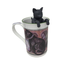 Load image into Gallery viewer, Tea Infuser - Grey Cat