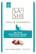 Load image into Gallery viewer, Rawz SA-SHI Tuna & Sea Bream 1.76oz pouch