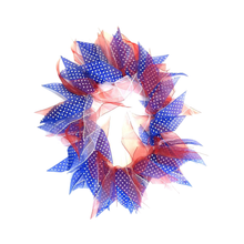 Load image into Gallery viewer, Patriotic Dots Decorative Pet Collar - Large