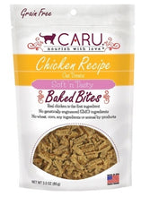 Load image into Gallery viewer, Caru Soft'n Tasty Baked Bites Chicken Treats 2.75oz