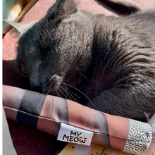 Load image into Gallery viewer, Silvervine Cigar Cat Toy with Feather "Smoke"