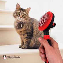Load image into Gallery viewer, Warren London - Cat De-Tangling Pin Brush for Grooming & Shedding