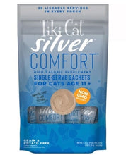 Load image into Gallery viewer, Tiki Cat Silver Comfort Chicken & Chicken Liver Mousse Sachets 5.6oz