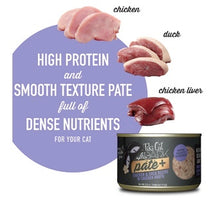 Load image into Gallery viewer, Tiki Cat After Dark Black Chicken & Duck Pate+ 2.8oz Can