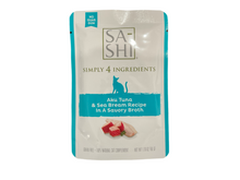 Load image into Gallery viewer, Rawz SA-SHI Tuna & Sea Bream 1.76oz pouch