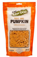 Load image into Gallery viewer, OC Raw Freeze Dried Pumpkin 4oz