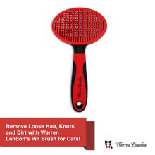 Load image into Gallery viewer, Warren London - Cat De-Tangling Pin Brush for Grooming & Shedding