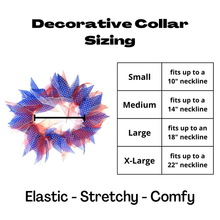 Load image into Gallery viewer, Patriotic Dots Decorative Pet Collar - Small