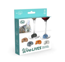 Load image into Gallery viewer, Stem Glass Cat Charms - Set of 6