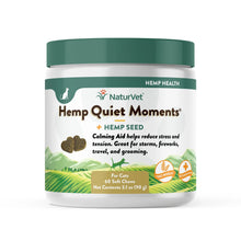 Load image into Gallery viewer, NaturVet Hemp Quiet Moments Cat Soft Chews 60ct
