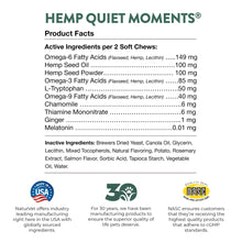 Load image into Gallery viewer, NaturVet Hemp Quiet Moments Cat Soft Chews 60ct