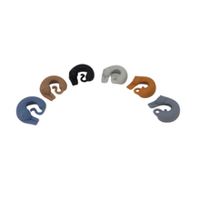 Load image into Gallery viewer, Stem Glass Cat Charms - Set of 6