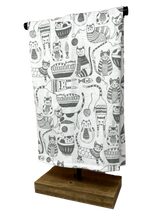 Load image into Gallery viewer, Dishtowel Set - Grey Kitty