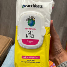 Load image into Gallery viewer, Earthbath Cat Wipes- Sensitive
