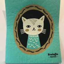 Load image into Gallery viewer, Cellulose Cloth Sponge - Purr-fect Portrait