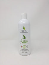 Load image into Gallery viewer, White bottle with green writing of all-natural cat shampoo