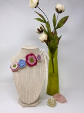 Load image into Gallery viewer, Corsage Flower Collar - Pink English Garden