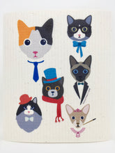 Load image into Gallery viewer, Recycle Sponge Cloth - Couture Cats