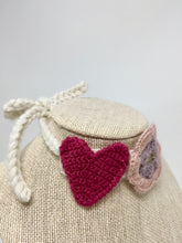 Load image into Gallery viewer, Heart & Flower Necklace - Spring Pinks