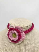 Load image into Gallery viewer, Corsage Tie Necklace - Pink Multi