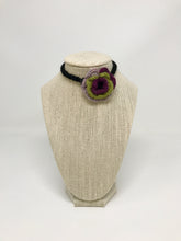 Load image into Gallery viewer, Corsage Tie Collar - Gothic Romance