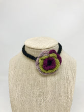 Load image into Gallery viewer, Corsage Tie Collar - Gothic Romance