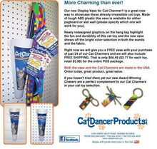 Load image into Gallery viewer, Cat Dancer Products, Inc. - Cat Dancer Cat Charmer Display Vase Slatwall (Limit 1 per customer)

