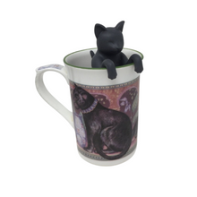 Load image into Gallery viewer, Tea Infuser - Grey Cat
