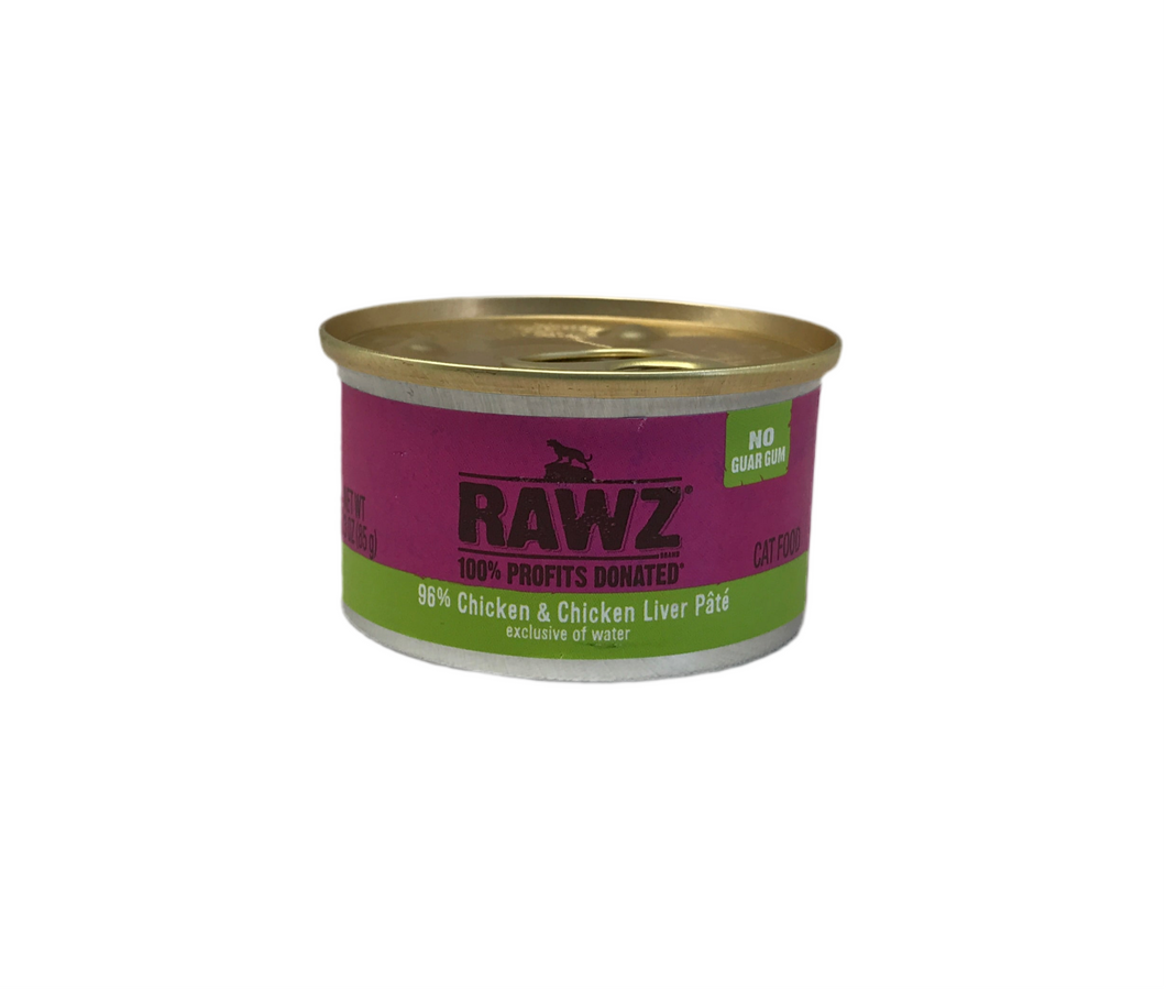 Rawz Shreds Chicken & Chicken Liver 3 oz.