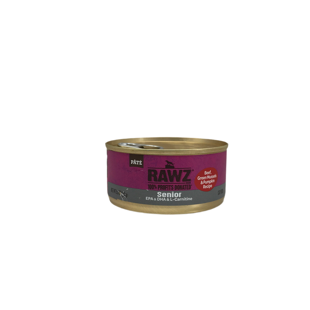 Rawz Senior Beef, Green Mussels & Pumpkin 5.5 oz