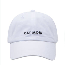 Load image into Gallery viewer, HATPHILE - Hatphile Cat Mom Soft Baseball Cap - Pink
