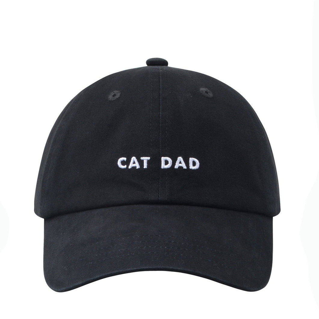 HATPHILE - Hatphile Cat Dad Soft Baseball Cap - Black