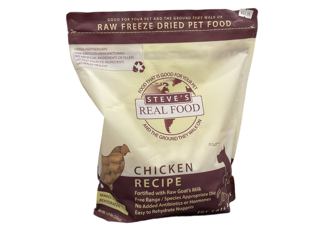 Steve's Freeze Dried Chicken & Produce Nuggets 1.25lbs