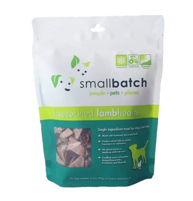 Smallbatch Freeze-Dried Lamb Hearts 3.5oz