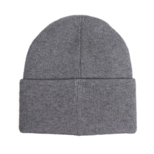 Load image into Gallery viewer, Cat Dad Embroidered Knit Beanie – Gray
