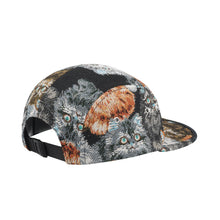 Load image into Gallery viewer, HATPHILE - HatPhile Unique Cat Jacquard 5-Panel Hat – Playful &amp; Premium Designs - Beige M
