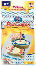 Load image into Gallery viewer, PetCakes - Cat Birthday Cake Kit - 3 Small Cakes + Candle (Cheese Flavor)
