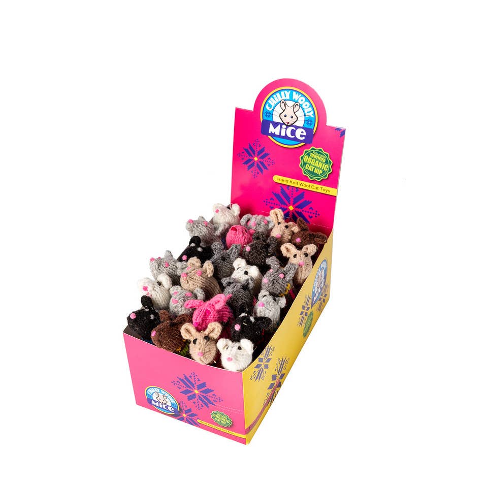 CHILLY DOG LLC - Wooly Mice 24 Piece Display Box Value Pack