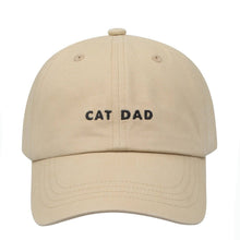 Load image into Gallery viewer, HATPHILE - Hatphile Cat Dad Soft Baseball Cap - Black
