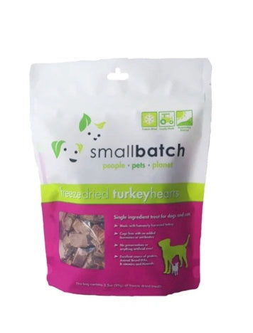 Smallbatch Freeze-Dried Turkey Hearts 3.5oz