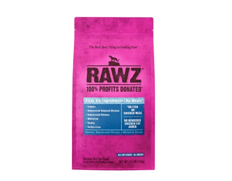 RAWZ Dry Salmon, Chicken, Whitefish and Turkey 1.75lbs