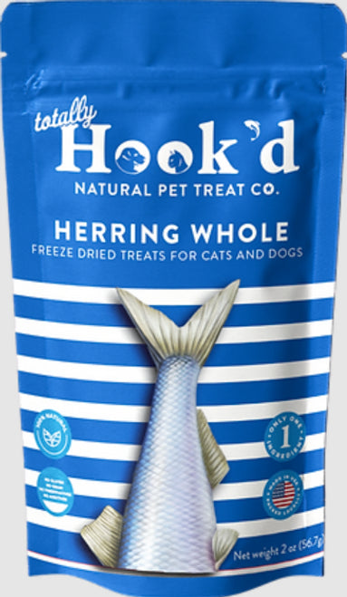 Totally Hook'd Herring Whole Treats 2oz