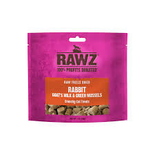 Rawz Raw Freeze Dried Treats Rabbit with Goats Milk & Green Mussels
