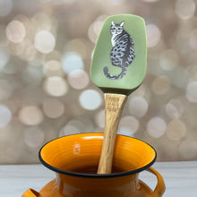 Load image into Gallery viewer, Gray Kitty - Sage - Spatula
