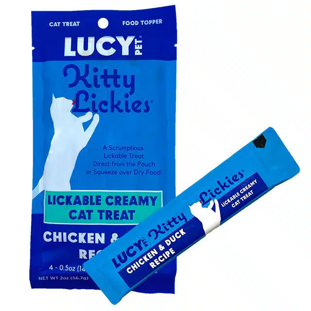 Lucy Pet Kitty Lickies Chicken & Duck 4ct