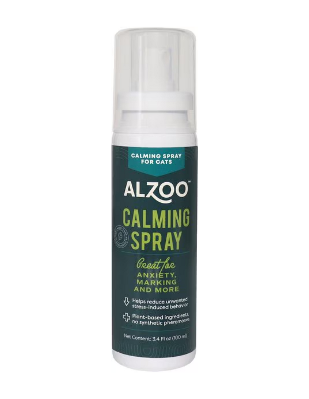 ALZOO Plant-Based Calming Spray Cat, 3.4 oz