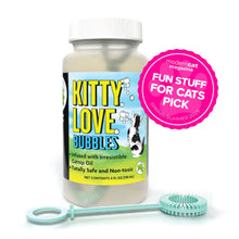 Load image into Gallery viewer, Atomic Bubbles - Kitty Love Bubbles - Catnip Scent - Tabletop Display - Catnip / Tabletop Display
