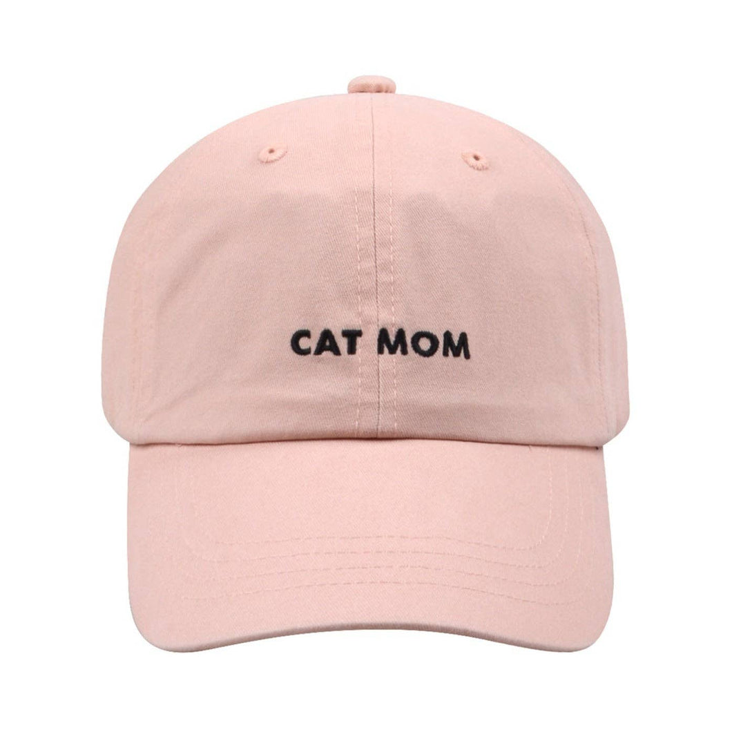 HATPHILE - Hatphile Cat Mom Soft Baseball Cap - Pink