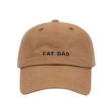 Load image into Gallery viewer, HATPHILE - Hatphile Cat Dad Soft Baseball Cap - Black
